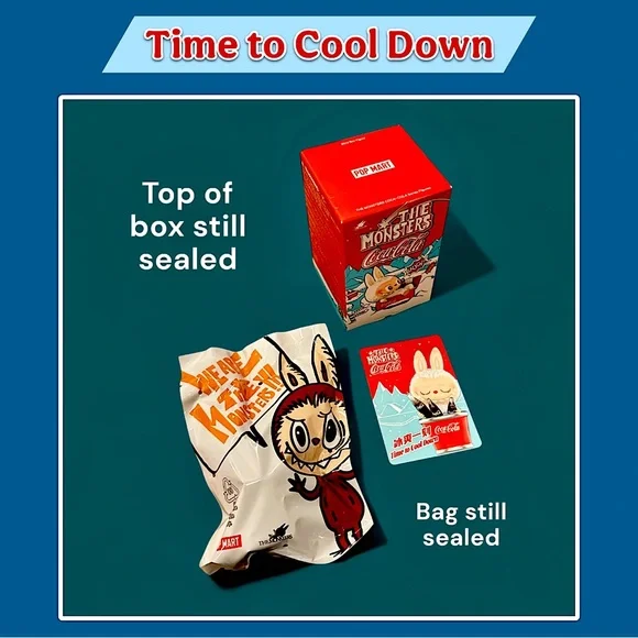 Pop Mart The Monsters Coca-Cola Series Figurine Time to Cool Down - Picture 5 of 16
